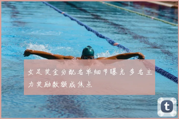 女足奖金分配名单细节曝光 多名主力奖励数额成焦点